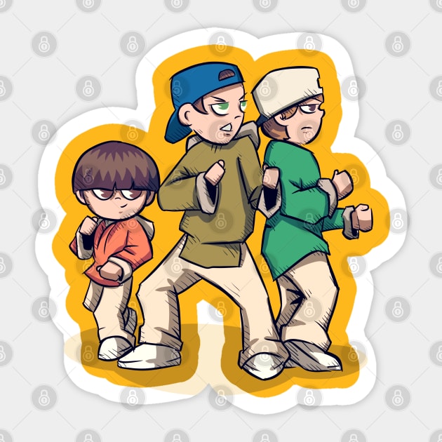 Three Ninjas Sticker by LVBart